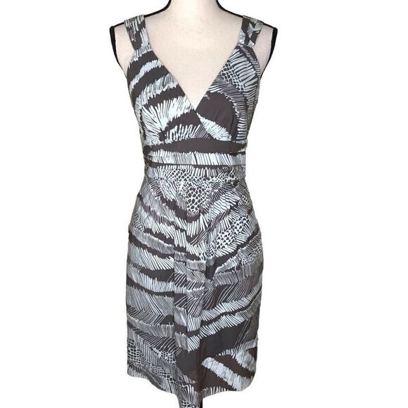 BCBGMaxAzria Dresses & Skirts - BCBGMAXAZRIA Sleeveless Africa Inspired Sheath Dress Size 10